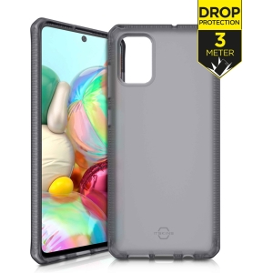 Itskins Level 2 Spectrumfrost For Samsung Galaxy A71 Transparent Black