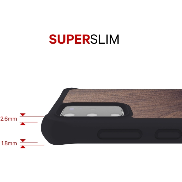 Itskins Level 2 Hybridfusion For Samsung Galaxy S20 Ultra/S20 Ultra 5G Dark Wood - Afbeelding 6