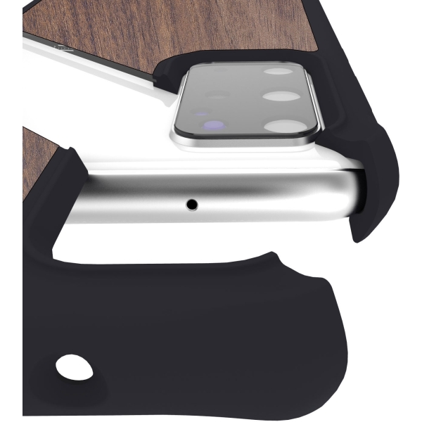 Itskins Level 2 Hybridfusion For Samsung Galaxy S20 Ultra/S20 Ultra 5G Dark Wood - Afbeelding 7