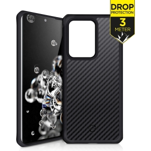 Itskins Level 2 Hybridfusion For Samsung Galaxy S20 Ultra/S20 Ultra 5G Carbon
