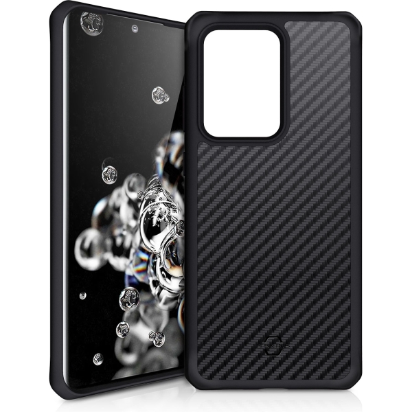 Itskins Level 2 Hybridfusion For Samsung Galaxy S20 Ultra/S20 Ultra 5G Carbon - Afbeelding 2