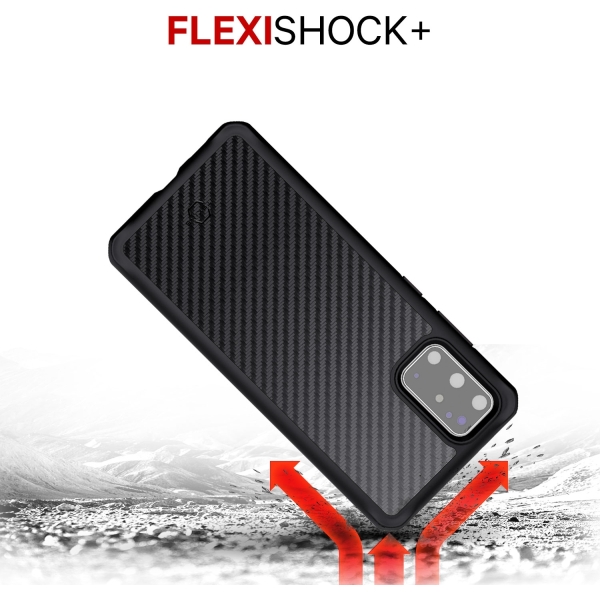 Itskins Level 2 Hybridfusion For Samsung Galaxy S20 Ultra/S20 Ultra 5G Carbon - Afbeelding 5