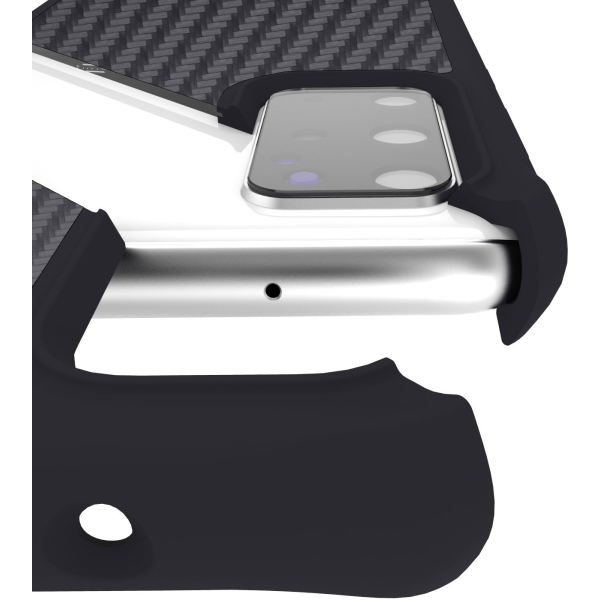 Itskins Level 2 Hybridfusion For Samsung Galaxy S20 Ultra/S20 Ultra 5G Carbon - Afbeelding 7