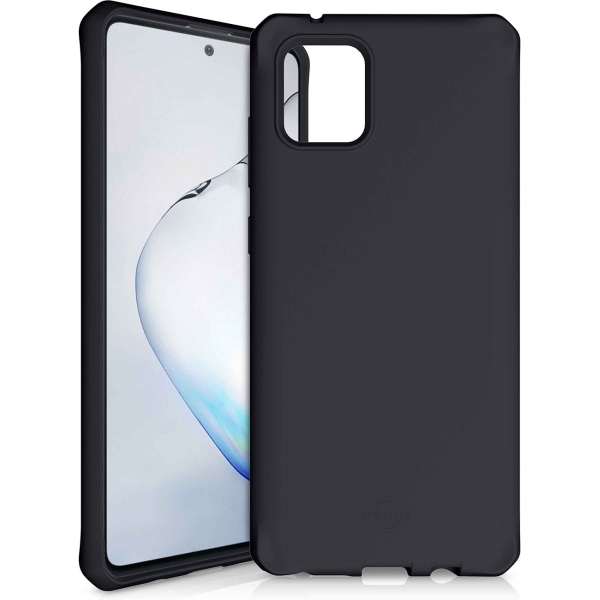 Itskins Level 2 Spectrumsolid For Samsung Galaxy Note10 Lite Plain Black - Afbeelding 2