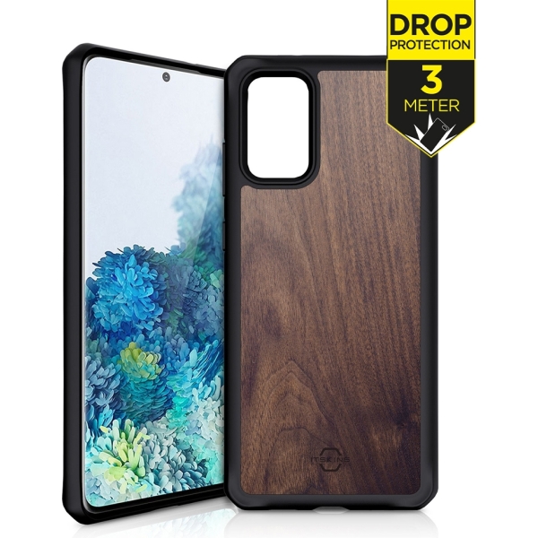 Itskins Level 2 Hybridfusion For Samsung Galaxy S20+/S20+ 5G Dark Wood