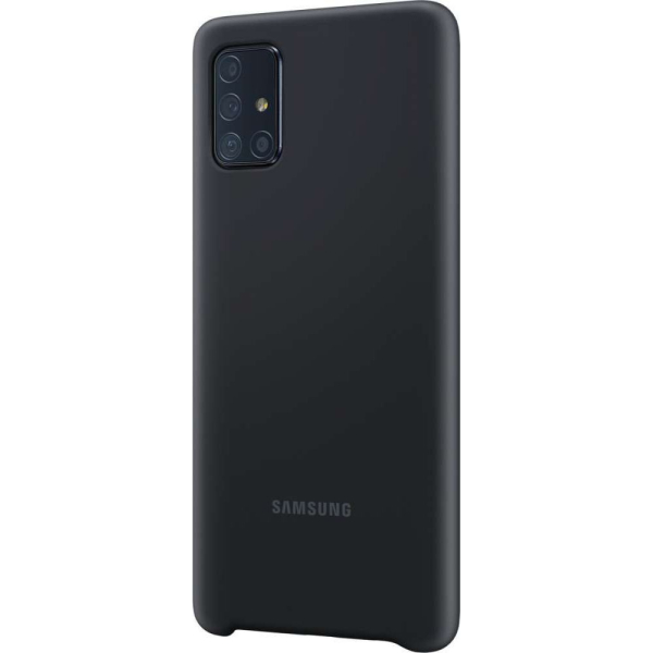 Samsung Ef-Pa715Tbegeu Samsung Silicone Cover Galaxy A71 Black - Afbeelding 4