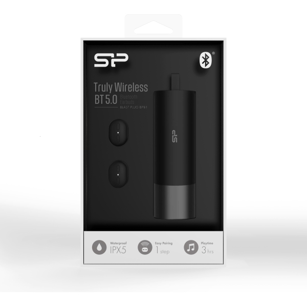 Silicon Power Bp81 Silicon Power Tws Bluetooth Stereo Earbuds Black - Afbeelding 3