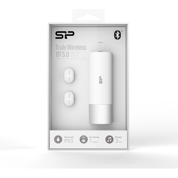 Silicon Power Bp81 Silicon Power Tws Bluetooth Stereo Earbuds White - Afbeelding 3