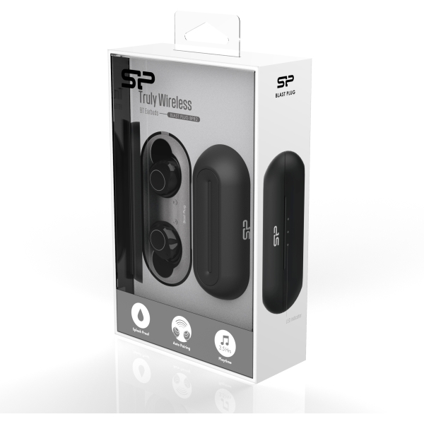 Silicon Power Bp82 Silicon Power Tws Bluetooth Stereo Earbuds Black - Afbeelding 6