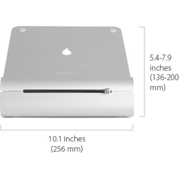 Rain Design Ilevel2 Adjustable Laptop Stand Silver - Afbeelding 4