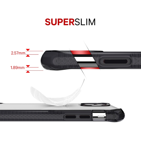 Itskins Level 3 Supremeclear For Apple Iphone 6/6S/7/8/Se (2020/2022) Black - Afbeelding 8