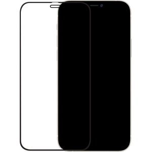 Mobilize Edge-To-Edge Glass Screen Protector Apple Iphone 12/12 Pro Black Full Glue