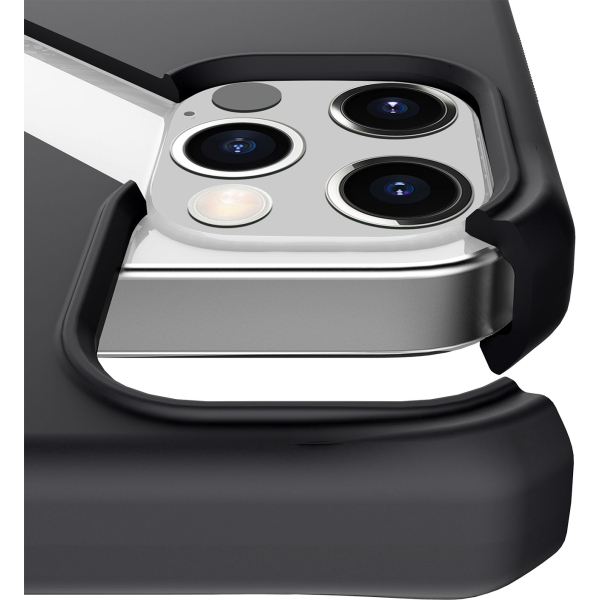 Itskins Level 2 Spectrumsolid For Apple Iphone 12 Pro Max Plain Black - Afbeelding 3