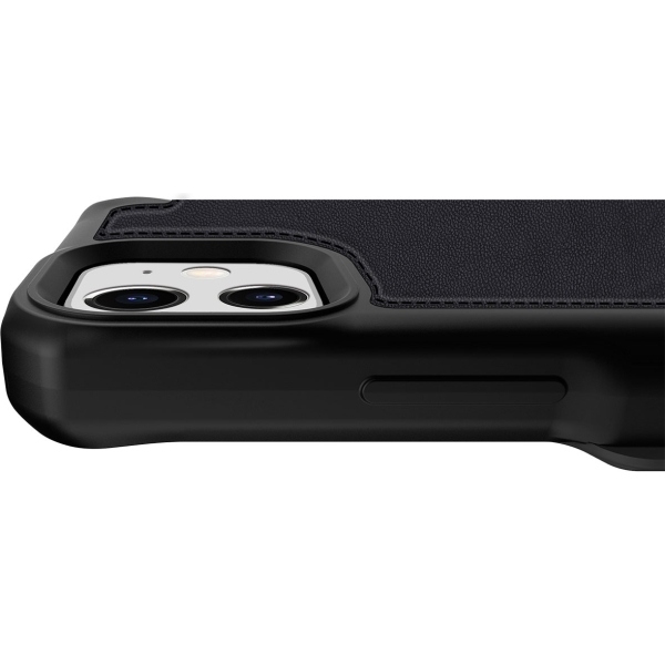 Itskins Level 2 Hybridfolio Leather For Apple Iphone 12 Mini Pure Black - Afbeelding 5