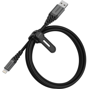 Otterbox Nylon Braided Charge/Sync Cable Apple Lightning 1M Black