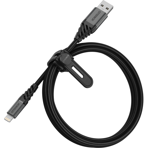 Otterbox Nylon Braided Charge/Sync Cable Apple Lightning 1M Black
