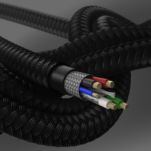Otterbox Nylon Braided Charge/Sync Cable Apple Lightning 2M Black - Afbeelding 4