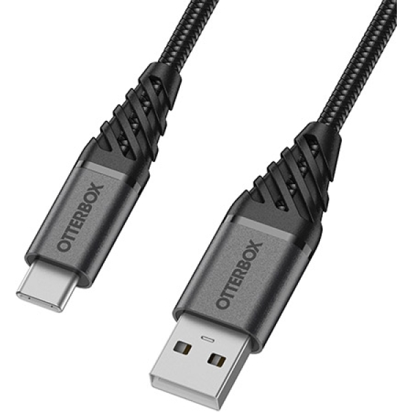Otterbox Nylon Braided Charge/Sync Cable Usb-C 3M Black - Afbeelding 2
