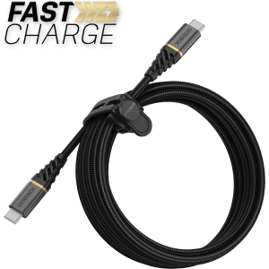 Otterbox Nylon Braided Charge/Sync Cable Usb-C To Usb-C 3M Black