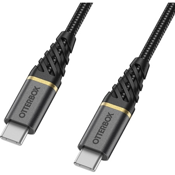 Otterbox Nylon Braided Charge/Sync Cable Usb-C To Usb-C 3M Black - Afbeelding 2