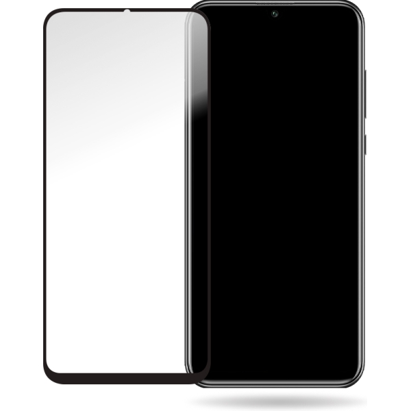 Mobilize Glass Screen Protector - Black Frame - Huawei P Smart S