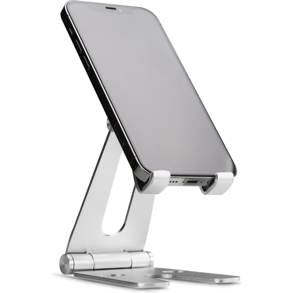 Xccess Foldable Aluminium Phone Holder Silver