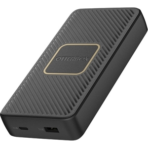 Otterbox Dual Port Fast Charge Power Bank 15000 Mah 18W + Qi Wireless Charger 10W Black