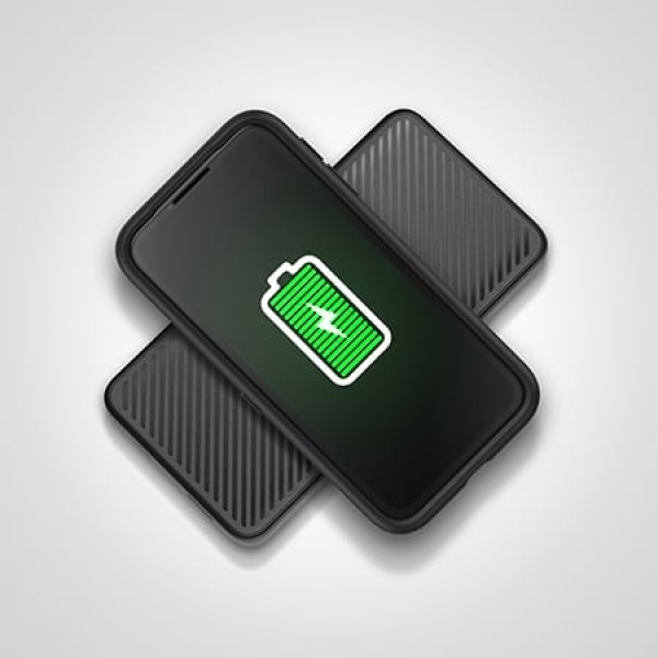 Otterbox Dual Port Fast Charge Power Bank 15000 Mah 18W + Qi Wireless Charger 10W Black - Afbeelding 5