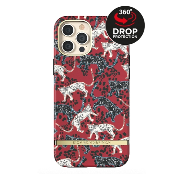 Richmond & Finch Freedom Series One-Piece Apple Iphone 12 Pro Max Samba Red Leopard