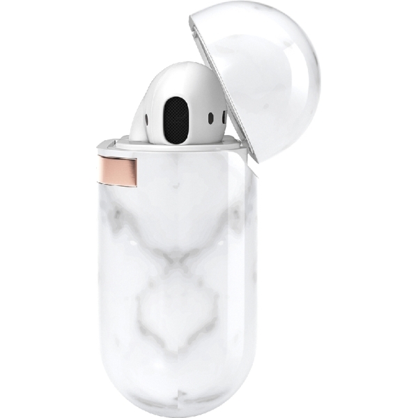 Richmond & Finch Freedom Series Apple Airpod White Marble/Gold - Afbeelding 5