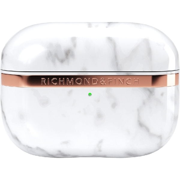 Richmond & Finch Freedom Series Apple Airpod Pro White Marble/Gold - Afbeelding 2