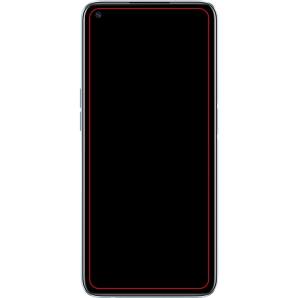 Mobilize Glass Screen Protector - Black Frame - Realme 6/6S - Afbeelding 2