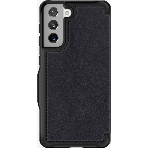 Itskins Level 2 Hybridfolio Leather For Samsung Galaxy S21+ 5G Pure Black - Afbeelding 3
