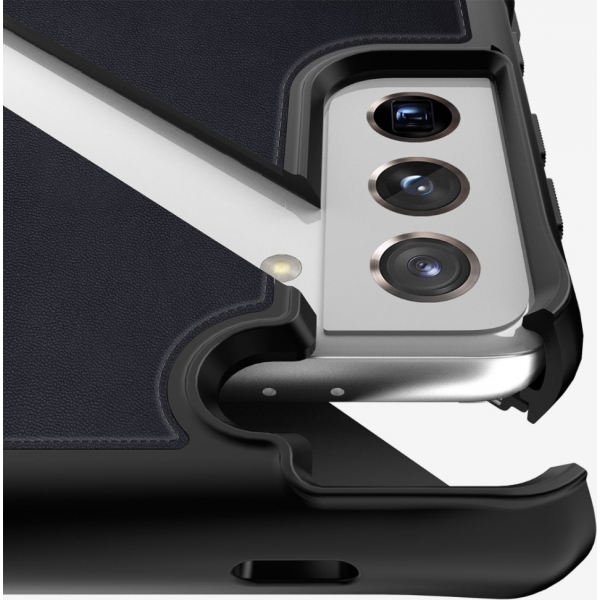 Itskins Level 2 Hybridfolio Leather For Samsung Galaxy S21+ 5G Pure Black - Afbeelding 6