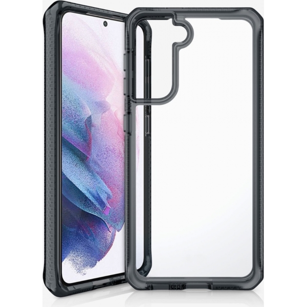 Itskins Level 3 Supremeclear For Samsung Galaxy S21+ 5G Smoke/Transparent - Afbeelding 2