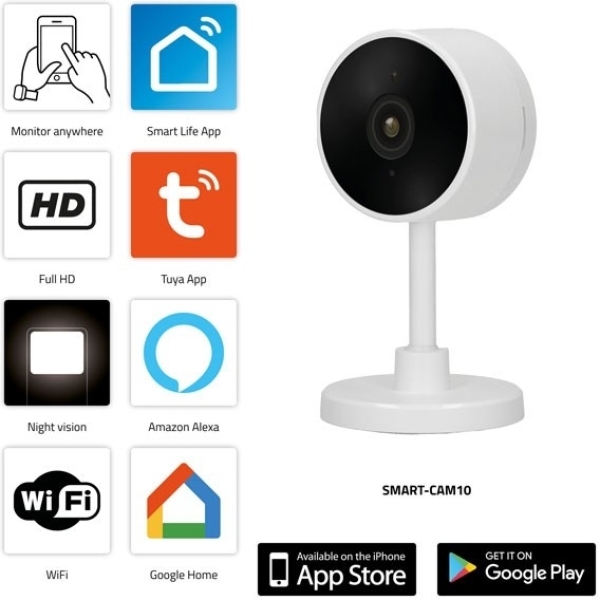 Alecto Smart Wifi Ip Camera White - Afbeelding 4
