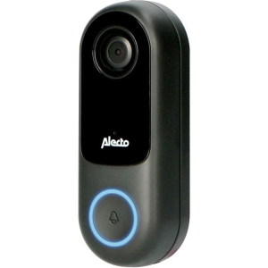 Alecto Smart Wifi Doorbell With Camera Black