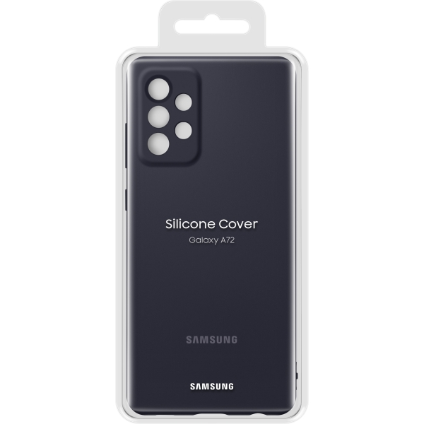 Samsung Ef-Pa725Tbegww Samsung Silicone Cover Galaxy A72 4G Black - Afbeelding 8