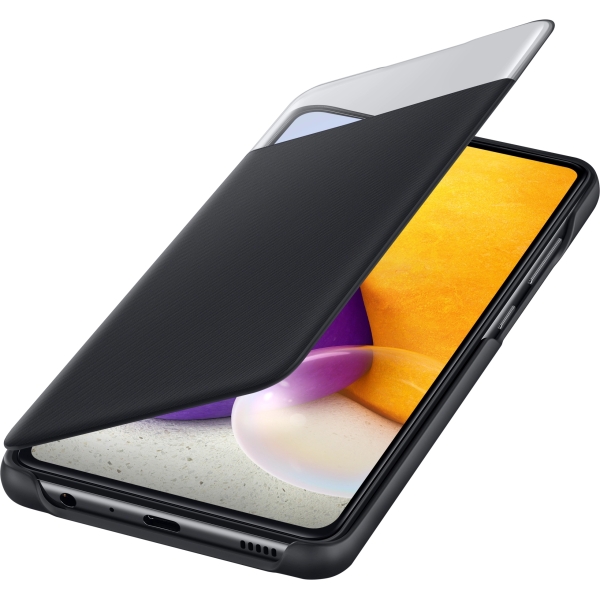 Samsung Ef-Ea725Pbegee Samsung Smart S View Cover Galaxy A72 4G Black - Afbeelding 4