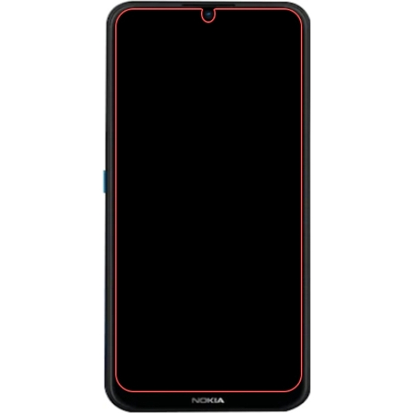 Mobilize Glass Screen Protector - Black Frame - Nokia 1.4 - Afbeelding 2