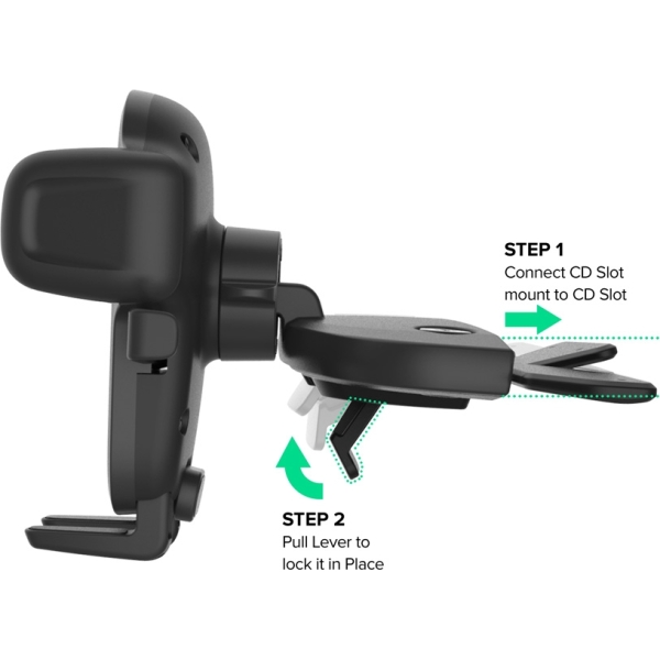 Iottie Easy One Touch 5 Cd Slot Mount Black - Afbeelding 6