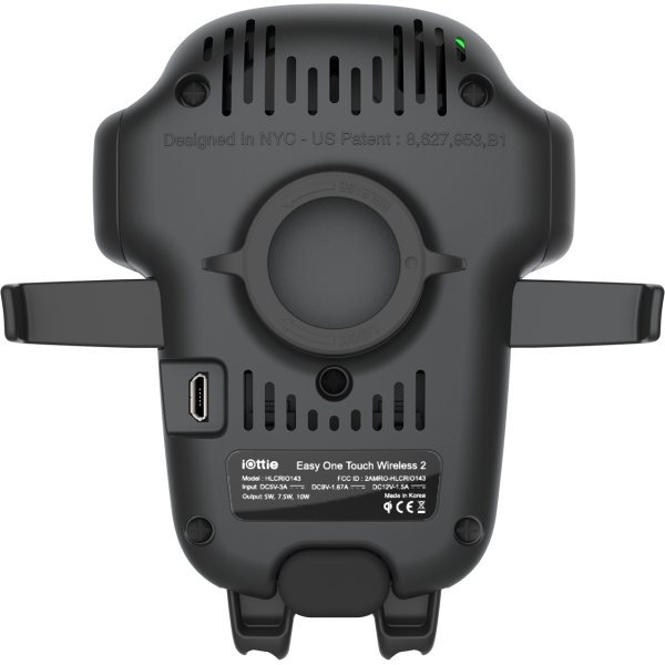 Iottie Easy One Touch Wireless 2 Dash/Windshield Mount 7.5W/10W Black - Afbeelding 4