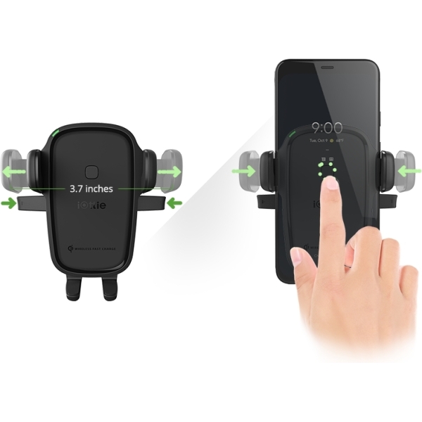 Iottie Easy One Touch Wireless 2 Dash/Windshield Mount 7.5W/10W Black - Afbeelding 7