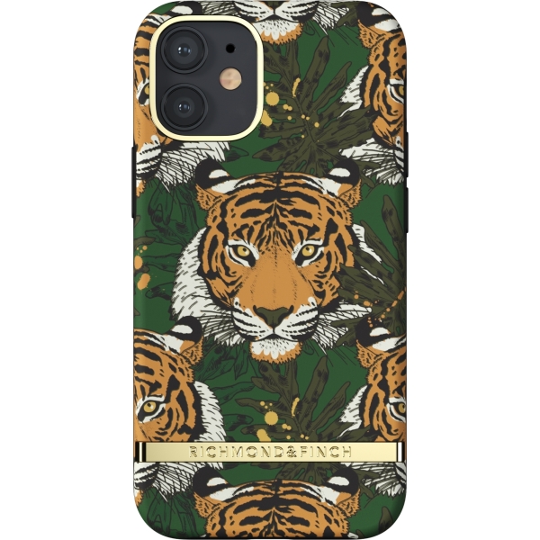 Richmond & Finch Freedom Series One-Piece Apple Iphone 12 Mini Green Tiger - Afbeelding 2