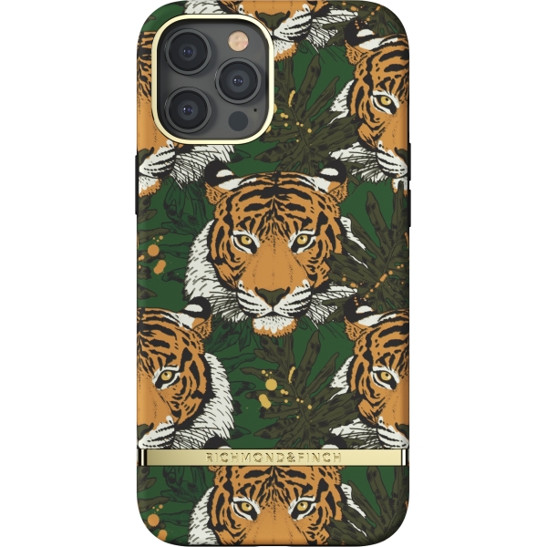 Richmond & Finch Freedom Series One-Piece Apple Iphone 12 Pro Max Green Tiger - Afbeelding 2