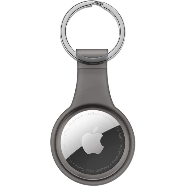 Xccess Tpu Airtag Keychain Transparent Black