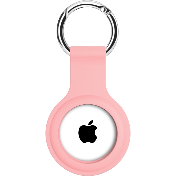 Xccess Silicon Airtag Keychain Pink
