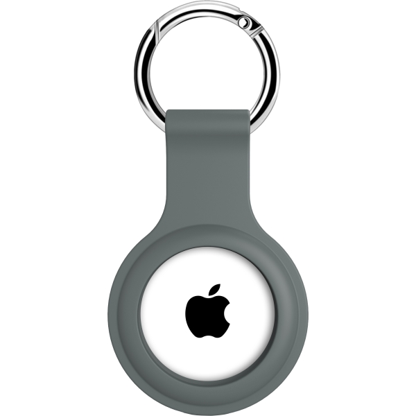 Xccess Silicon Airtag Keychain Advanced Ash
