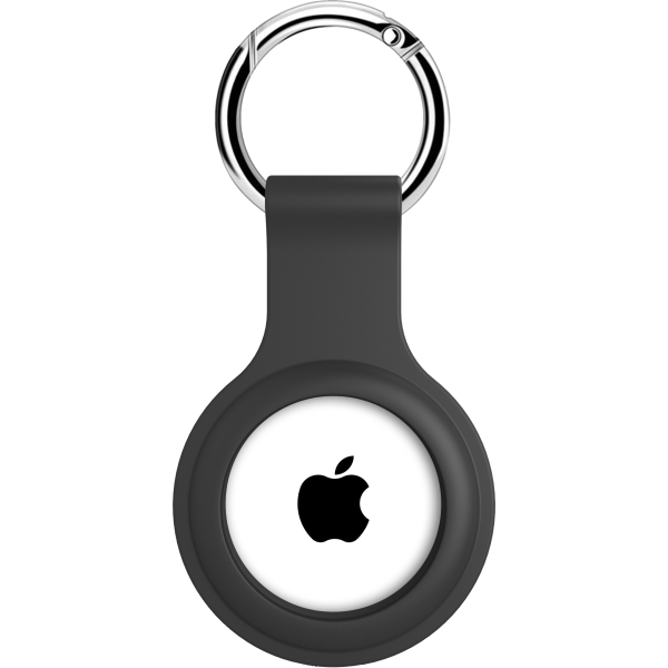 Xccess Silicon Airtag Keychain Black
