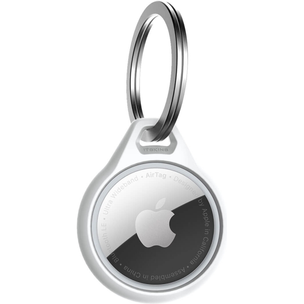 Itskins Level 2 Aircover Solid For Apple Airtag White